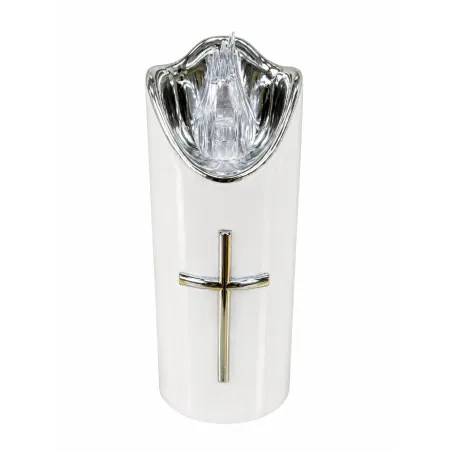 Svetelný Led Rico 12 cm a 15 cm biela, strieborná
