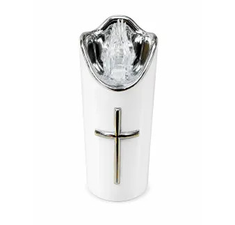 Svetelný Led Rico 12 cm a 15 cm biela, strieborná