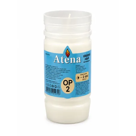 Atena OP2, olejovo - parafínová náplň