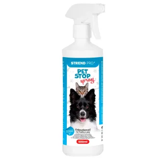 Odpudzovač Strend Pro PET Stop, rozprašovač, 500 ml, prírodný plašič psov, na mačky, na psy, odplašovač