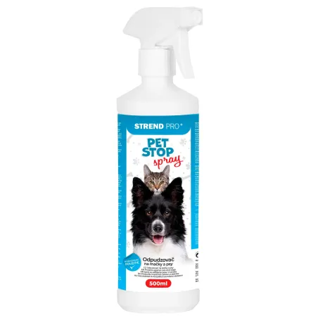 Odpudzovač Strend Pro PET Stop, rozprašovač, 500 ml, prírodný plašič psov, na mačky, na psy, odplašovač