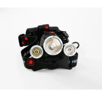 Čelovka Strend Pro Headlight H931, T6+2 XPE LED, 300 lm, 1200 mAh, USB nabíjanie
