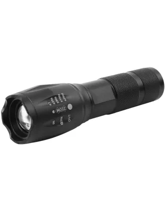 Svietidlo Strend Pro Flashlight FL001, T6 150 lm, AluBody, Zoom, 2200 mAh, power bank, USB nabíjanie