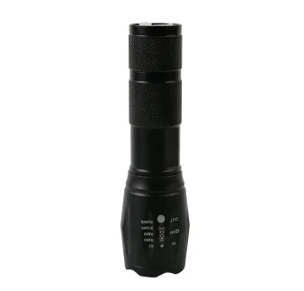 Svietidlo Strend Pro Flashlight FL001, T6 150 lm, AluBody, Zoom, 2200 mAh, power bank, USB nabíjanie