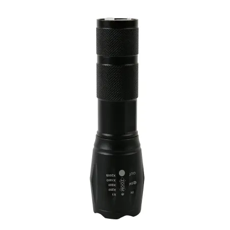 Svietidlo Strend Pro Flashlight FL001, T6 150 lm, AluBody, Zoom, 2200 mAh, power bank, USB nabíjanie
