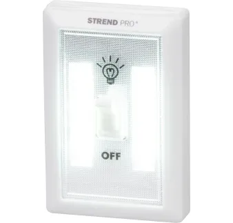 Svietidlo Strend Pro Switchlight SL1063, 2xCOB 200 lm, 3xAAA, s vypínačom