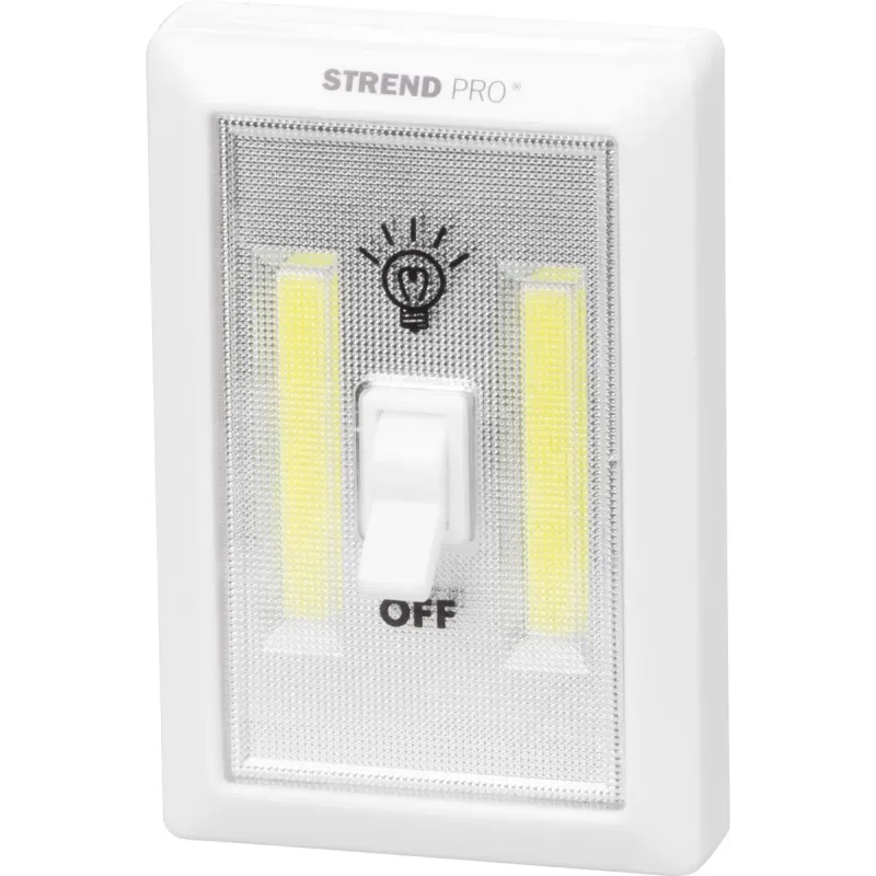 Svietidlo Strend Pro Switchlight SL1063, 2xCOB 200 lm, 3xAAA, s vypínačom