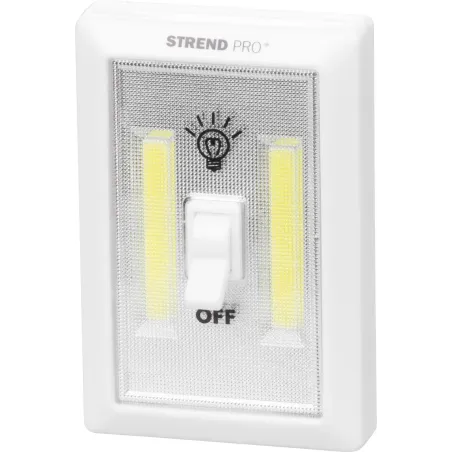 Svietidlo Strend Pro Switchlight SL1063, 2xCOB 200 lm, 3xAAA, s vypínačom