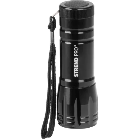Svietidlo Strend Pro Flashlight FL004, COB 100 lm, AluBody, 3xAAA