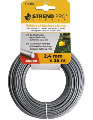 Struna do kosačky Alulon 2,4 mm, okrúhla, 25 m