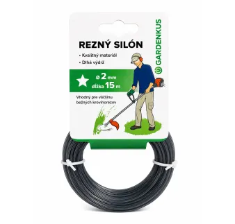Silon rezný, priemer 2 mm, 15 m, Hviezda