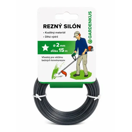 Silon rezný, priemer 2 mm, 15 m, Hviezda