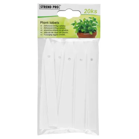 Štítok Strend Pro Gardens LA742, 12 cm, značkovací, pre rastliny a kvety, bal. 20 ks