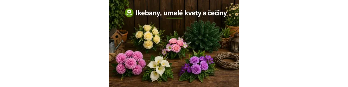 Umelé kvety a ikebany | Dekorácie do interiéru aj exteriéru