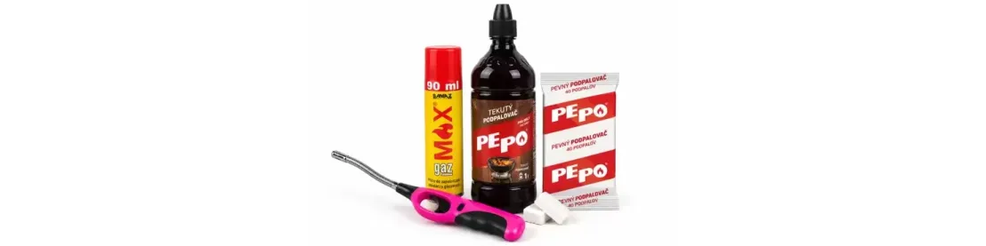 Zapaľovače a podpaľovače – jednoduché zapálenie ohňa