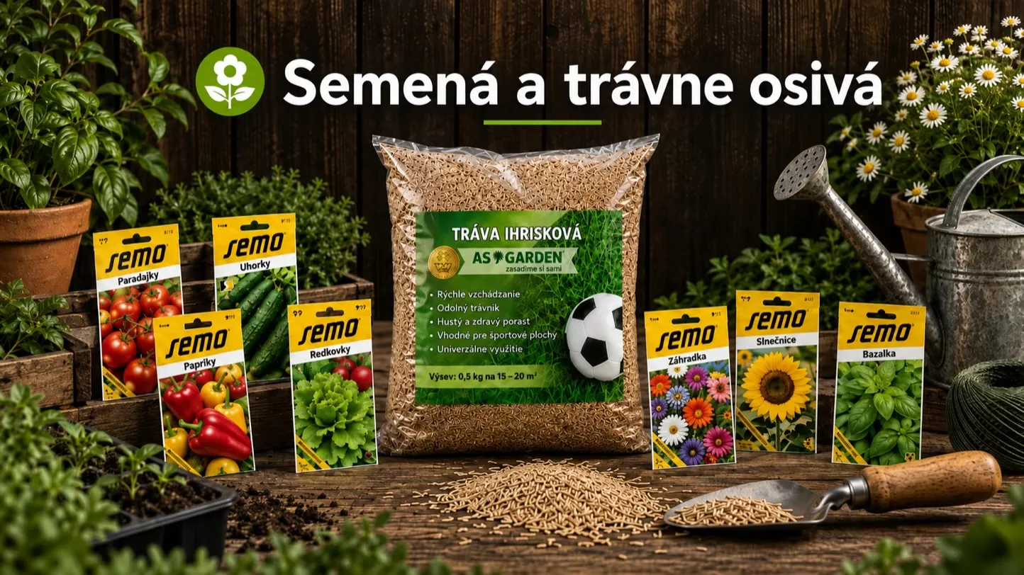 Semená a trávne osivá