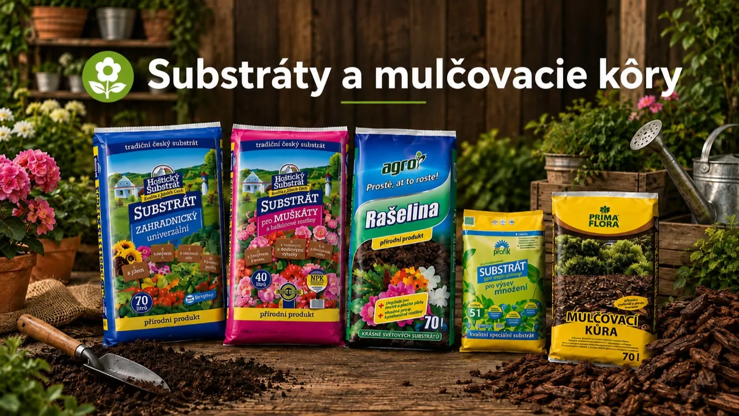Substráty a mulčovacie kôry