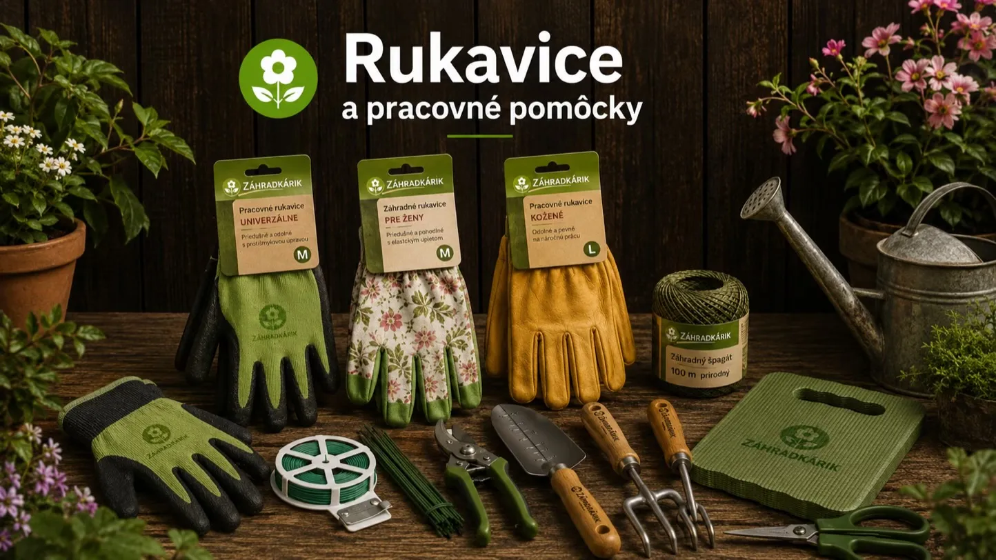 Rukavice a pracovné pomôcky