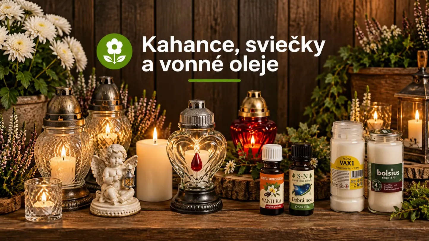 Kahance, sviečky a vonné oleje