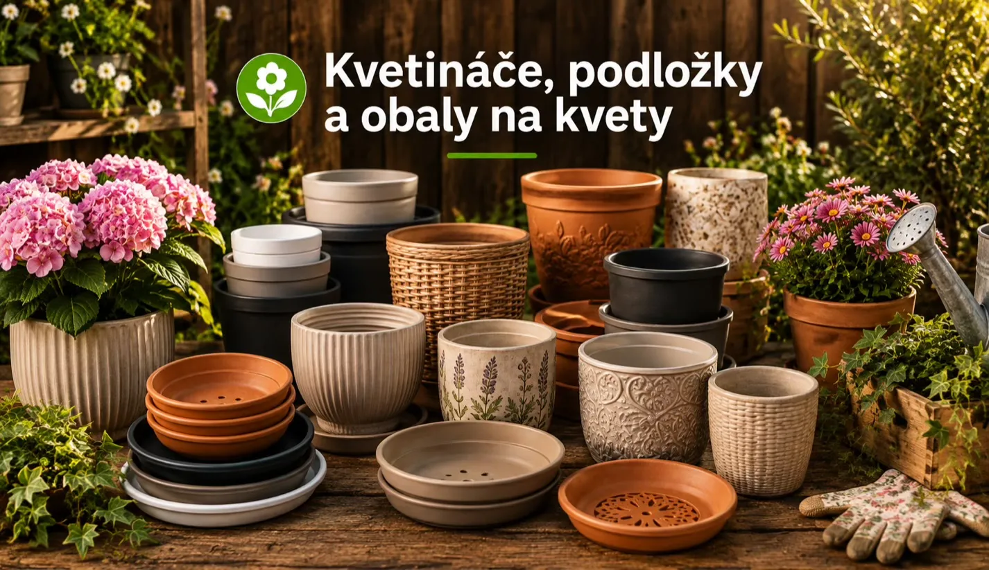 Kvetináče a obaly na kvety