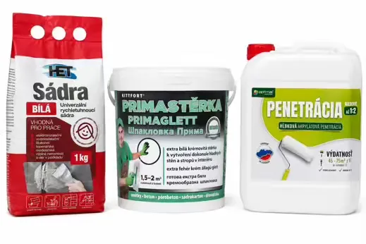 Penetrácie, sadry a stierky