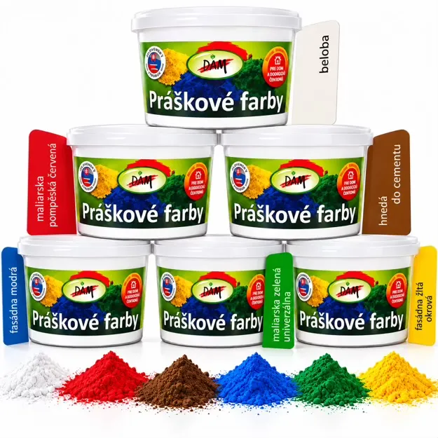 Farby práškové