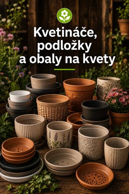  Kvetináče a obaly na kvety 