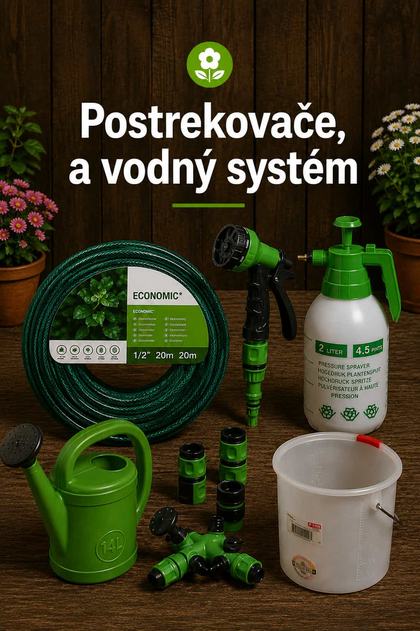  Postrekovače a vodný systém 